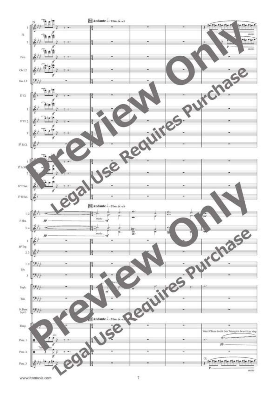 Diferencias on an Old Spanish Song Concert Band scores gallery preview page 8