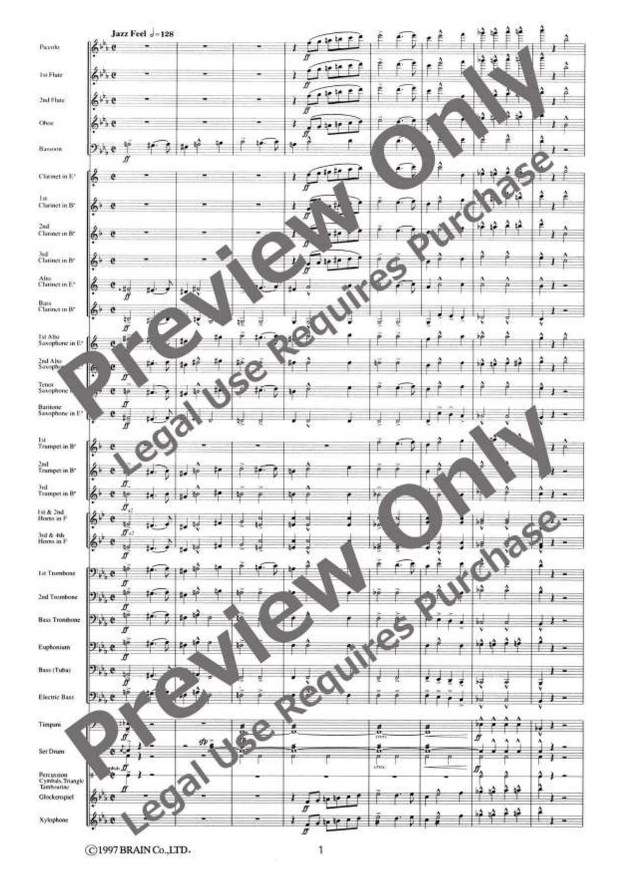 Sousa's Holiday - The Stars and Stripes Forever Concert Band scores gallery preview page 2