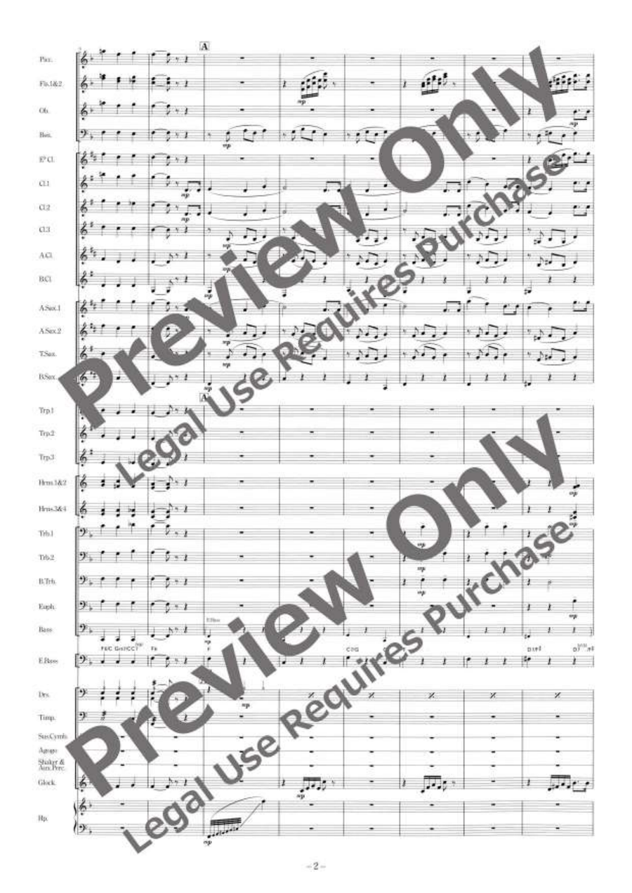 Happy Birthday to You Happy Birthday to You Concert Band scores gallery preview page 3