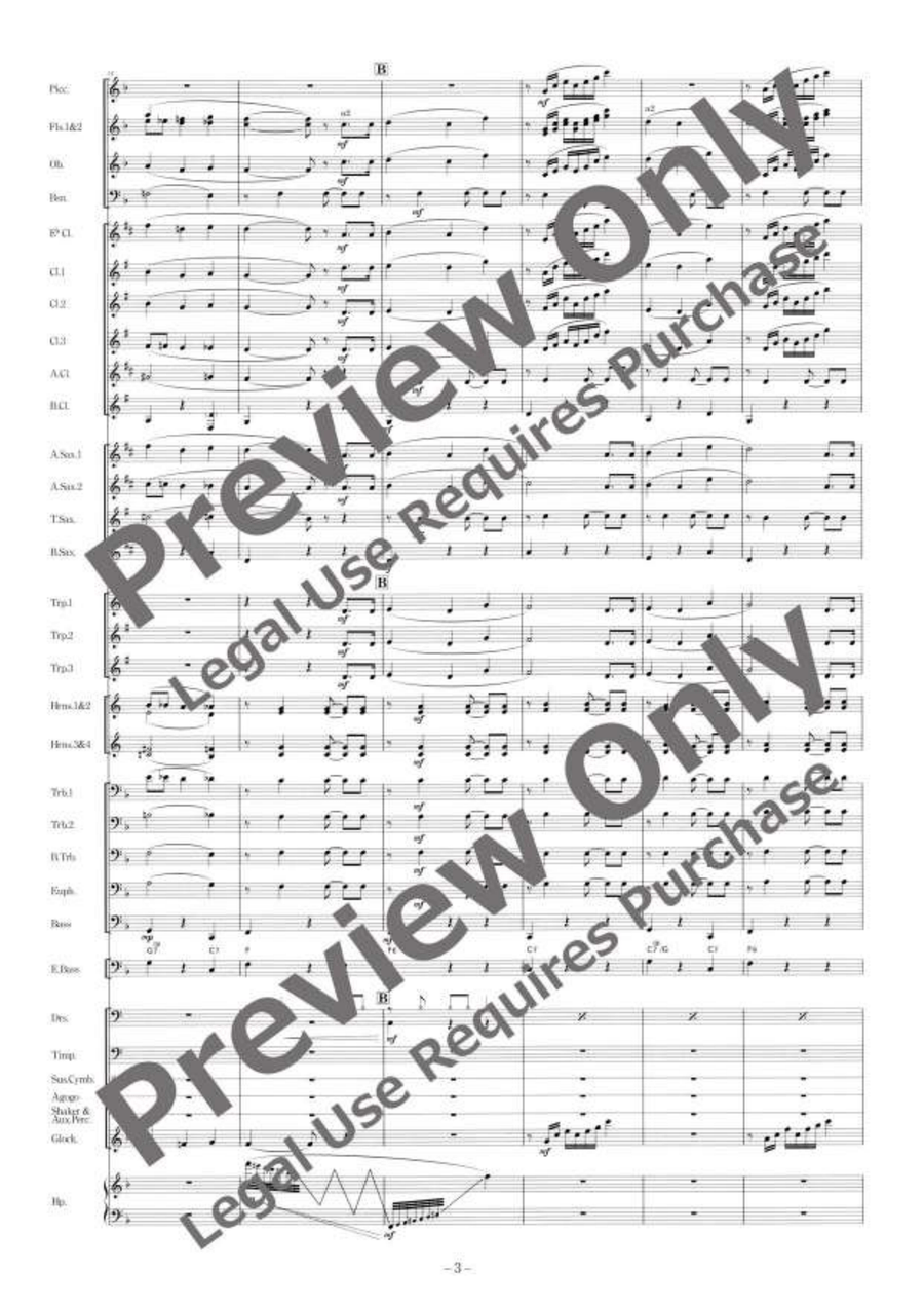 Happy Birthday to You Happy Birthday to You Concert Band scores gallery preview page 4