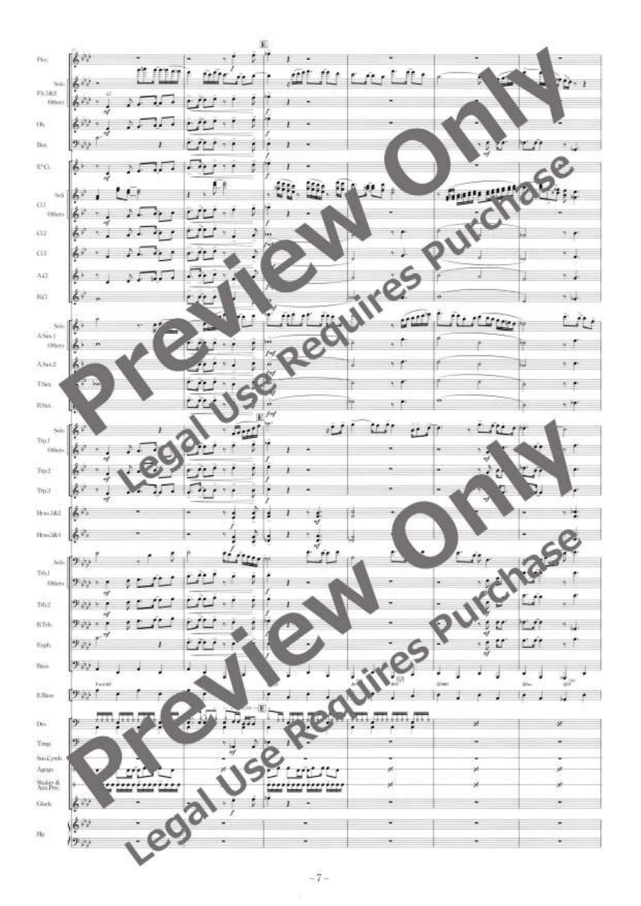 Happy Birthday to You Happy Birthday to You Concert Band scores gallery preview page 8