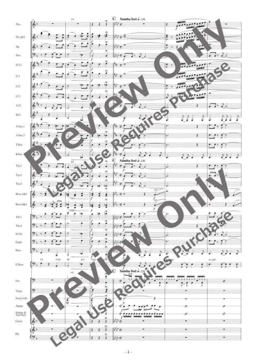 Happy Birthday to You Happy Birthday to You Concert Band scores gallery preview page 5