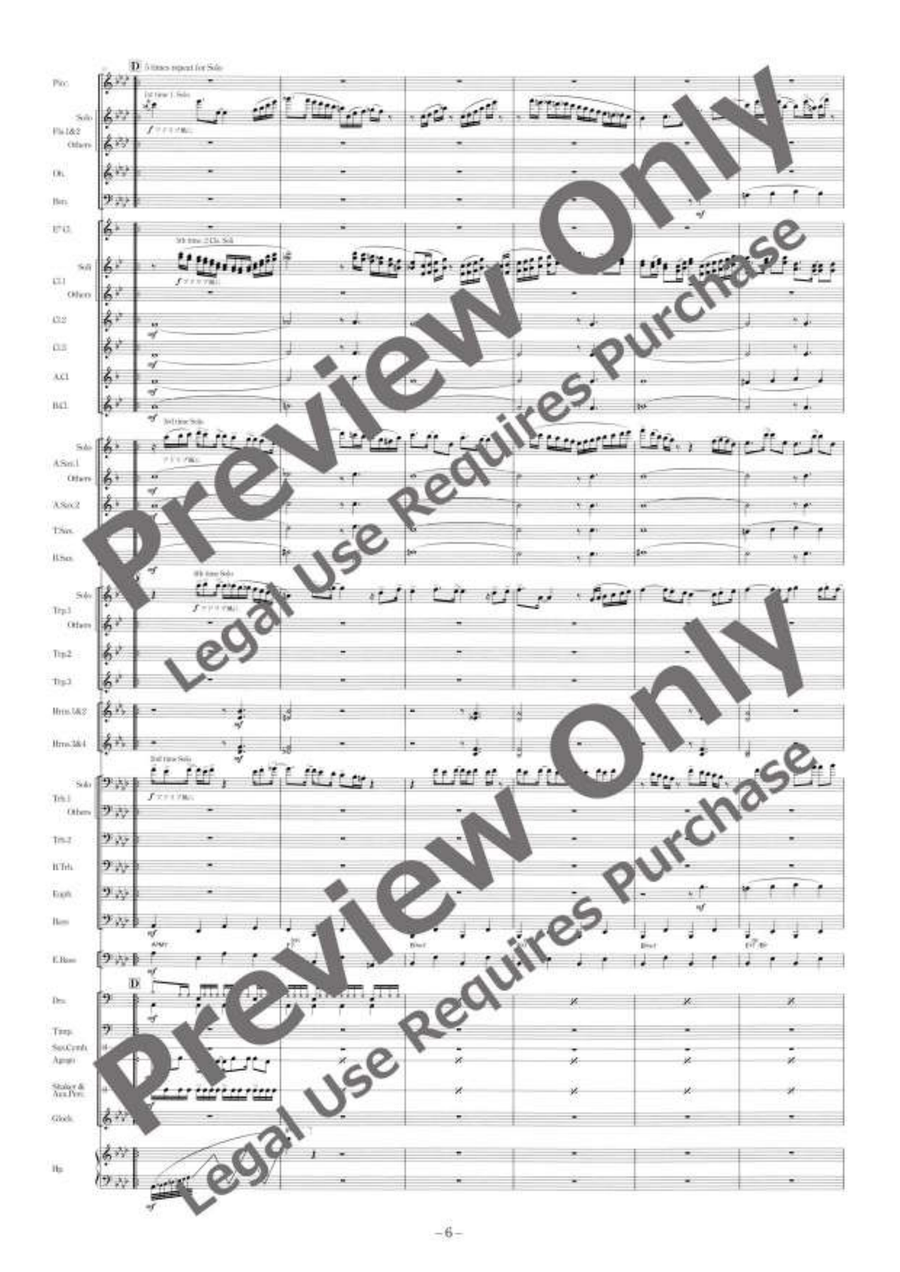 Happy Birthday to You Happy Birthday to You Concert Band scores gallery preview page 7