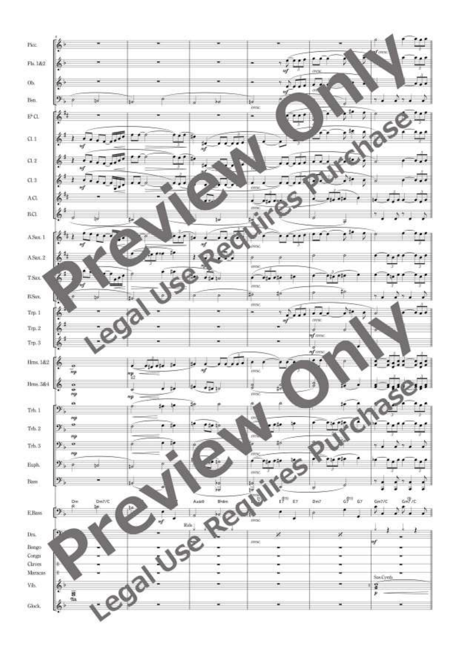 Viva Massima Viva Massima Concert Band scores gallery preview page 3