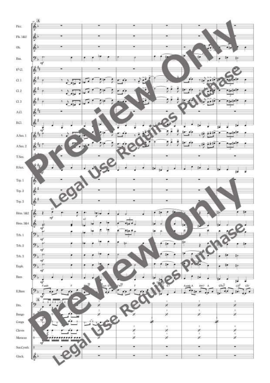 Viva Massima Viva Massima Concert Band scores gallery preview page 5