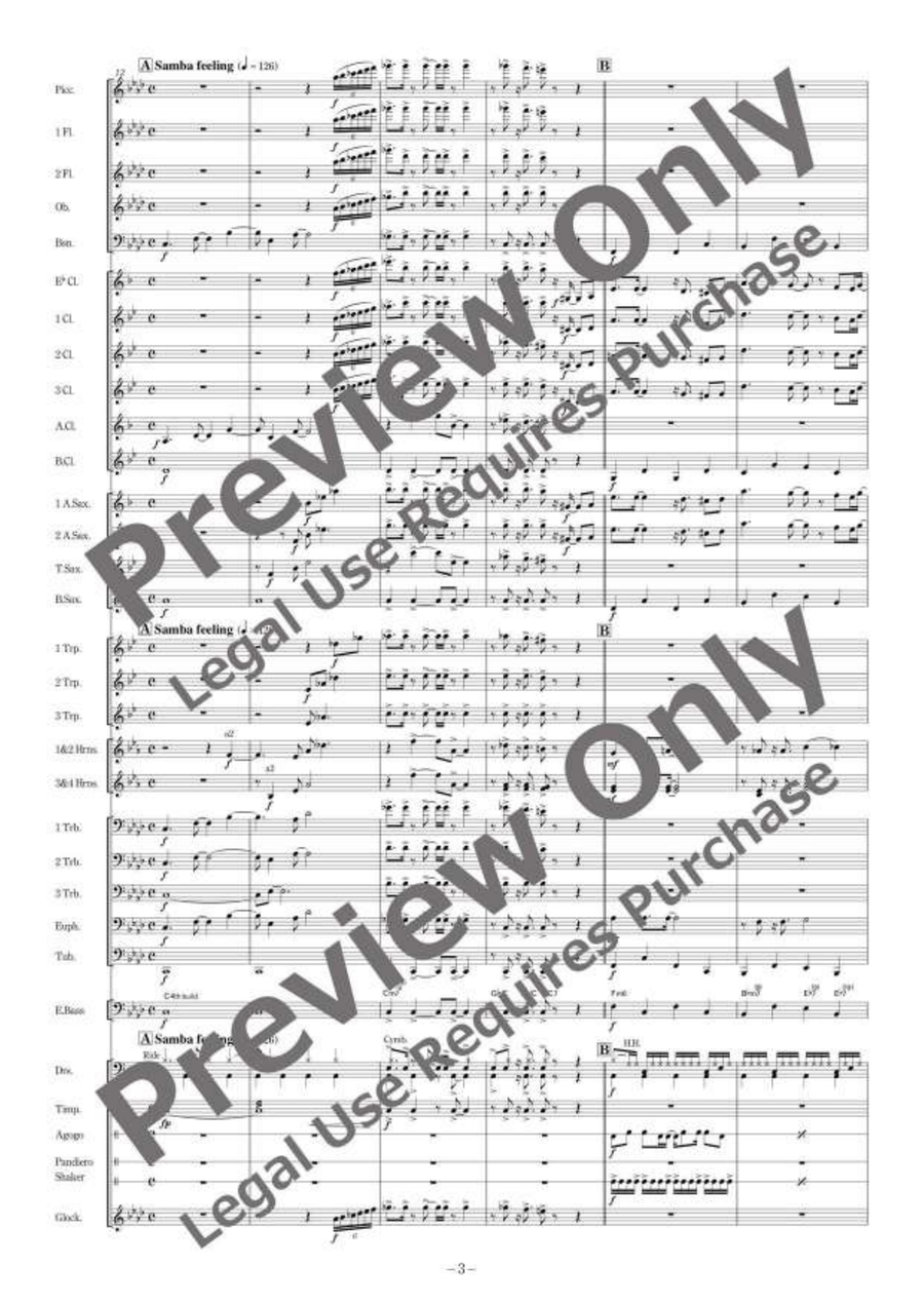 Claudio Concert Band - Sheet Music page 4
