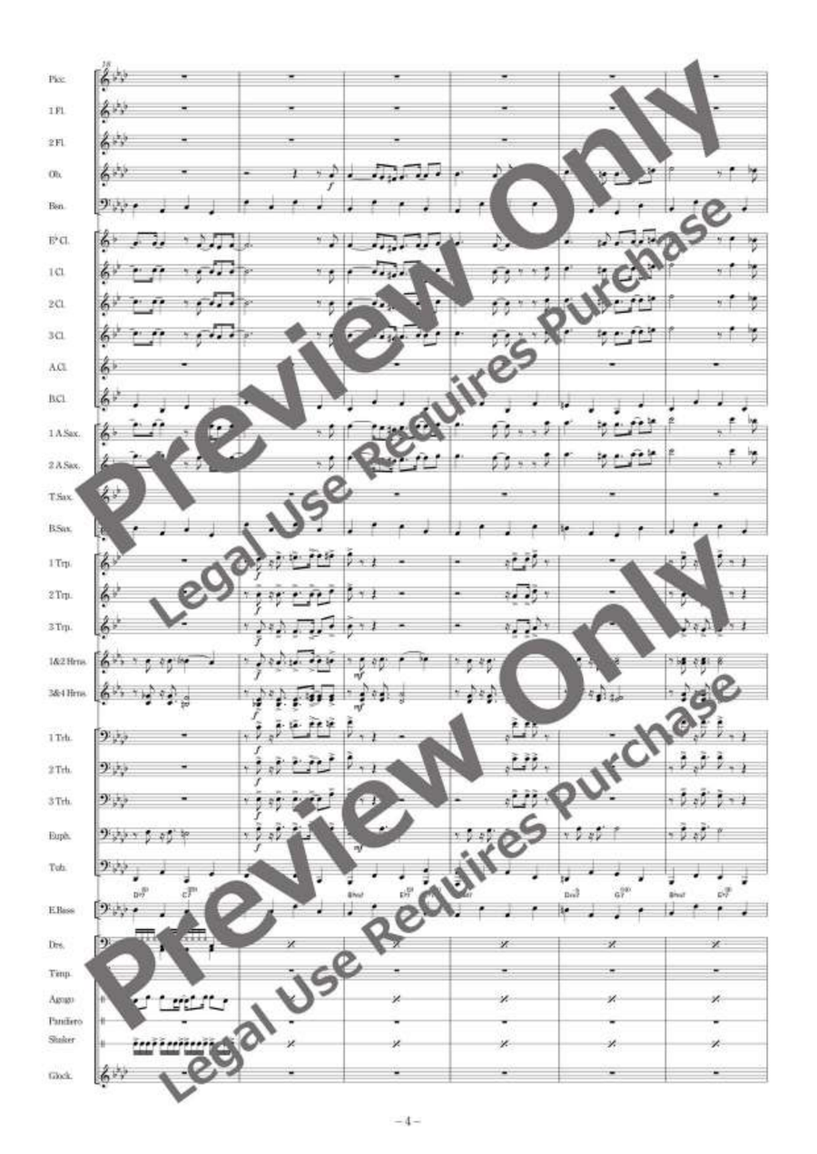 Claudio Concert Band - Sheet Music page 5