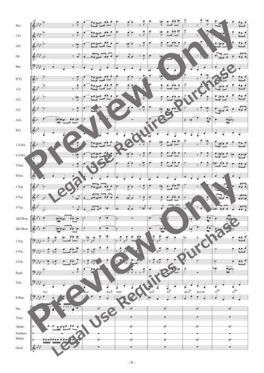 Claudio Concert Band - Sheet Music page 7