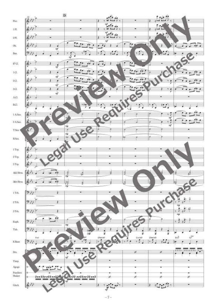 Claudio Concert Band - Sheet Music page 8
