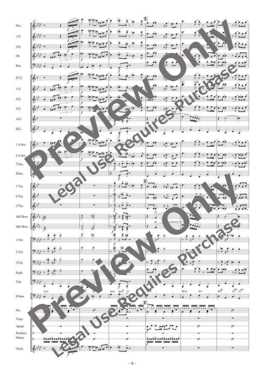 Claudio Concert Band - Sheet Music page 9