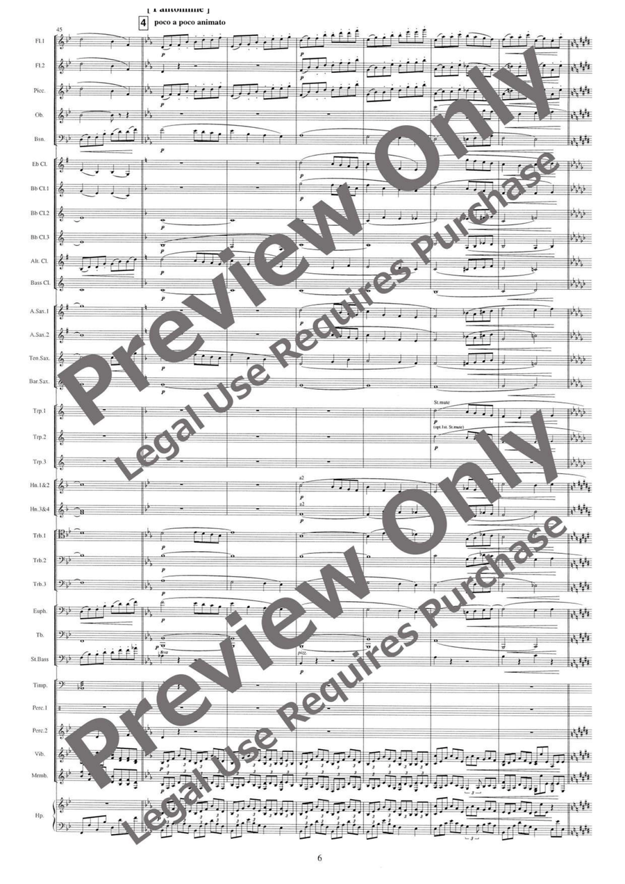 Evening Prayer and Pantomime Concert Band scores gallery preview page 7