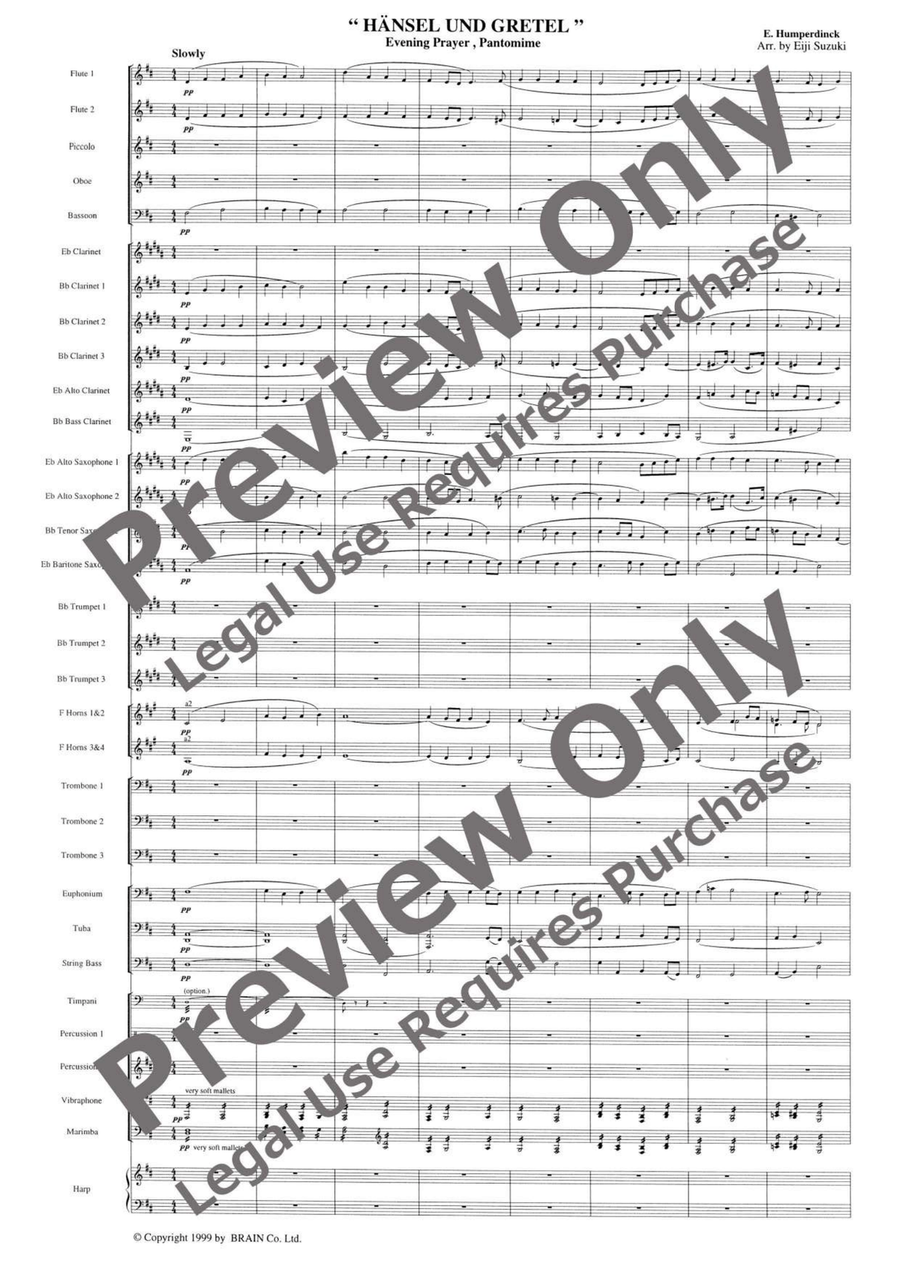 Evening Prayer and Pantomime Concert Band scores gallery preview page 2