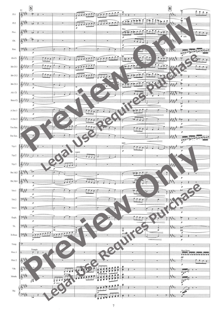 Evening Prayer and Pantomime Concert Band scores gallery preview page 8