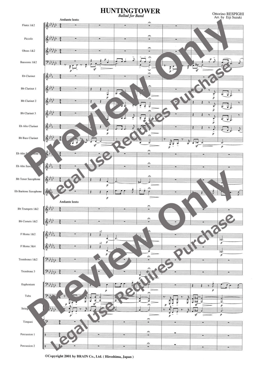 Huntingtower Huntingtower Concert Band scores gallery preview page 2