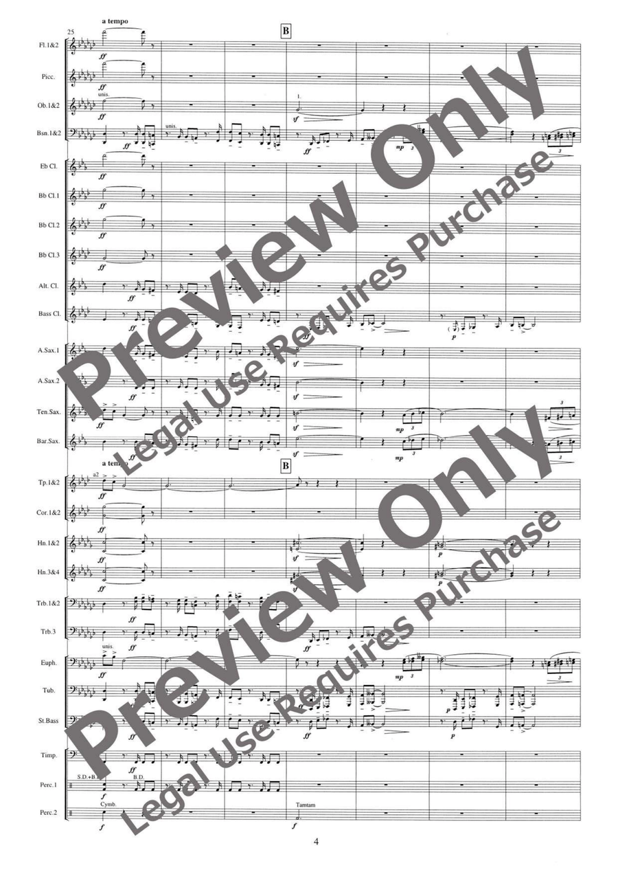 Huntingtower Huntingtower Concert Band scores gallery preview page 5