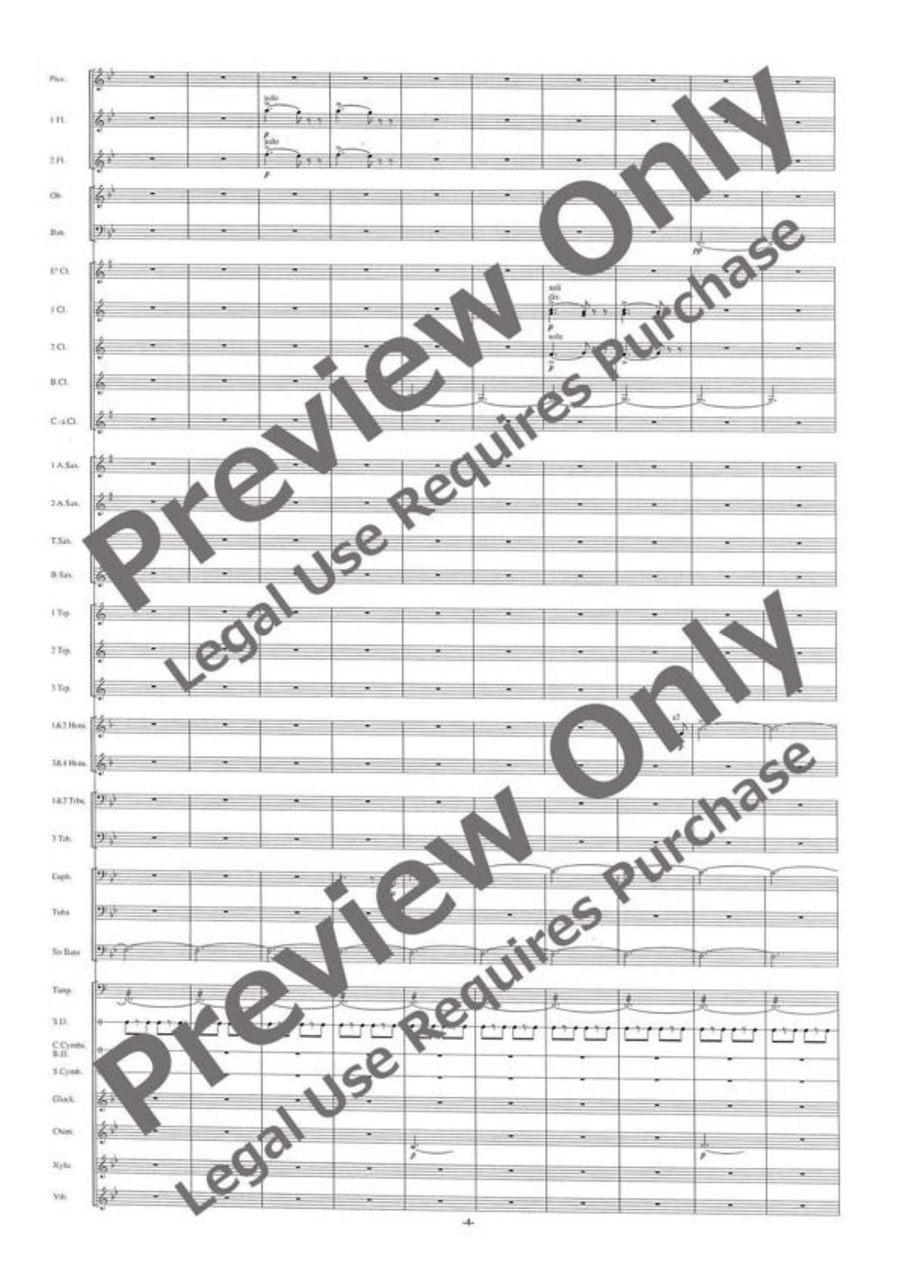 Funiculi-funicula Rhapsody [Full Instrumentation] Concert Band scores gallery preview page 5