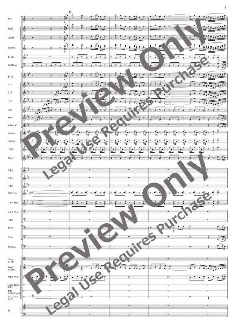 Jalan-jalan [Full Instrumentation] Concert Band - Sheet Music page 6