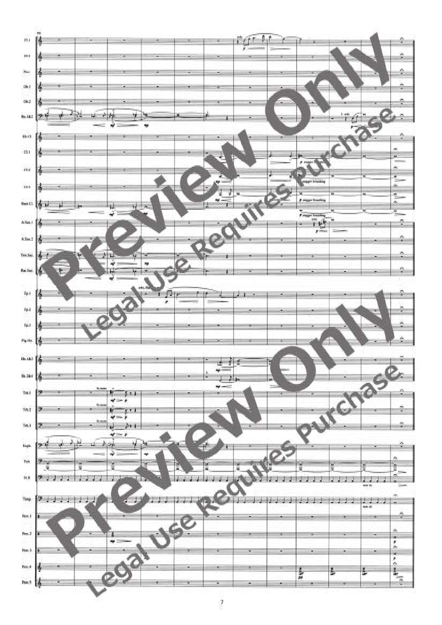 Three Spectacles for Navy Blue Concert Band - Sheet Music page 8