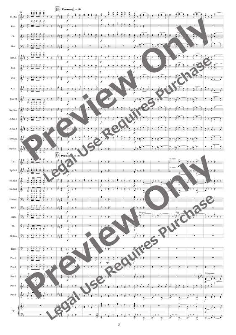 Der Vogelhändler (The Bird Seller) [Full Instrumentation] Concert Band - Sheet Music page 6