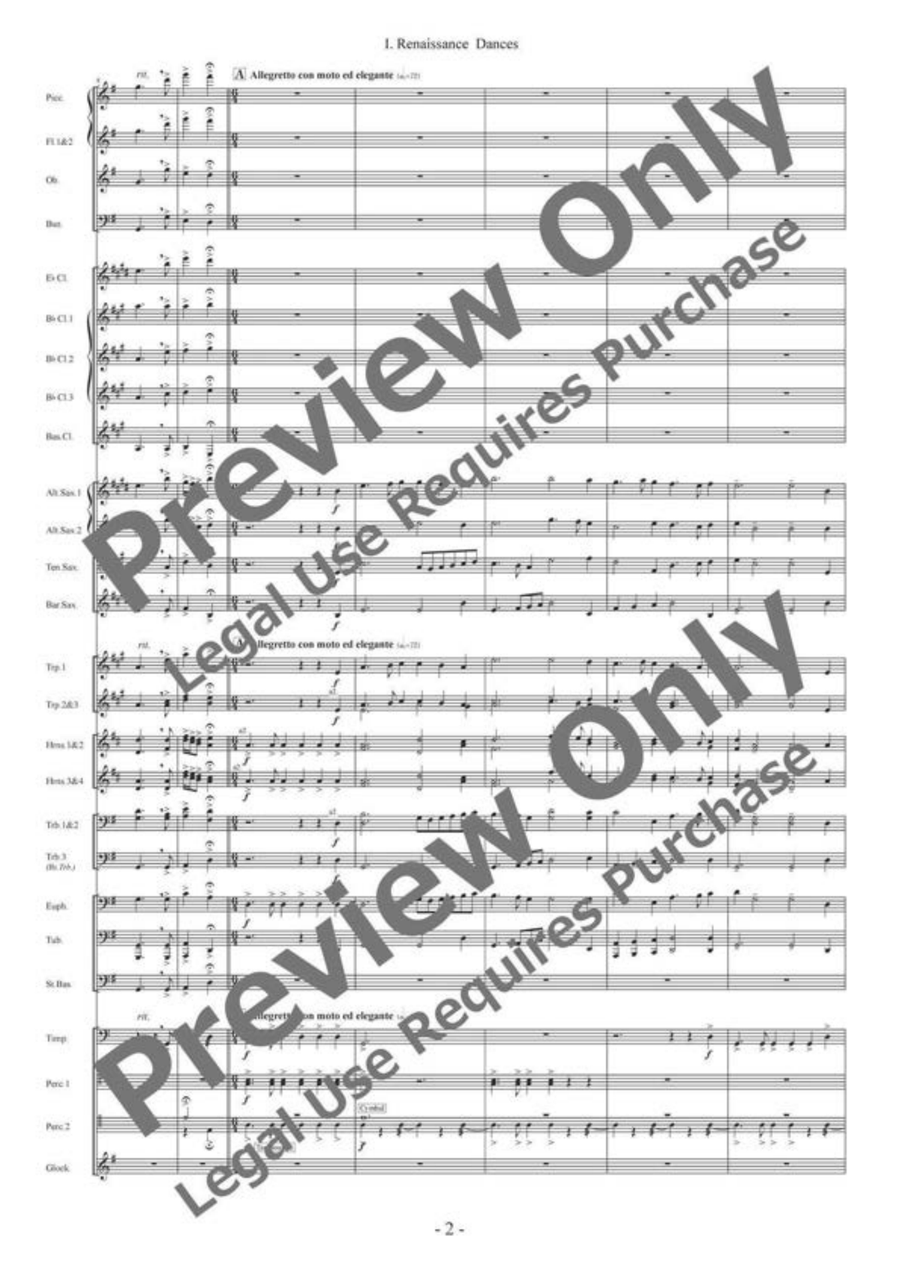 Tango Tango Concert Band scores gallery preview page 3