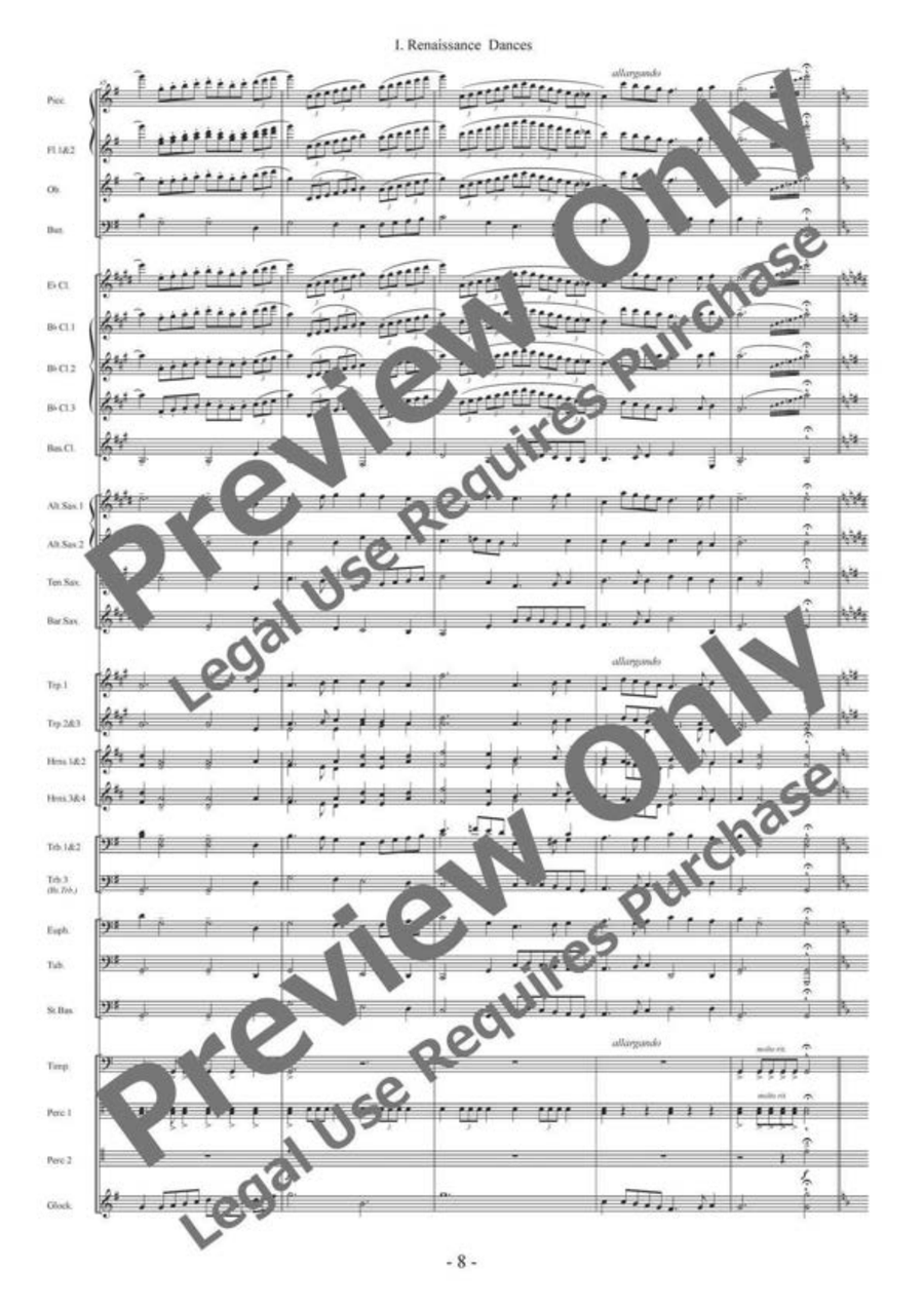 Tango Tango Concert Band scores gallery preview page 9