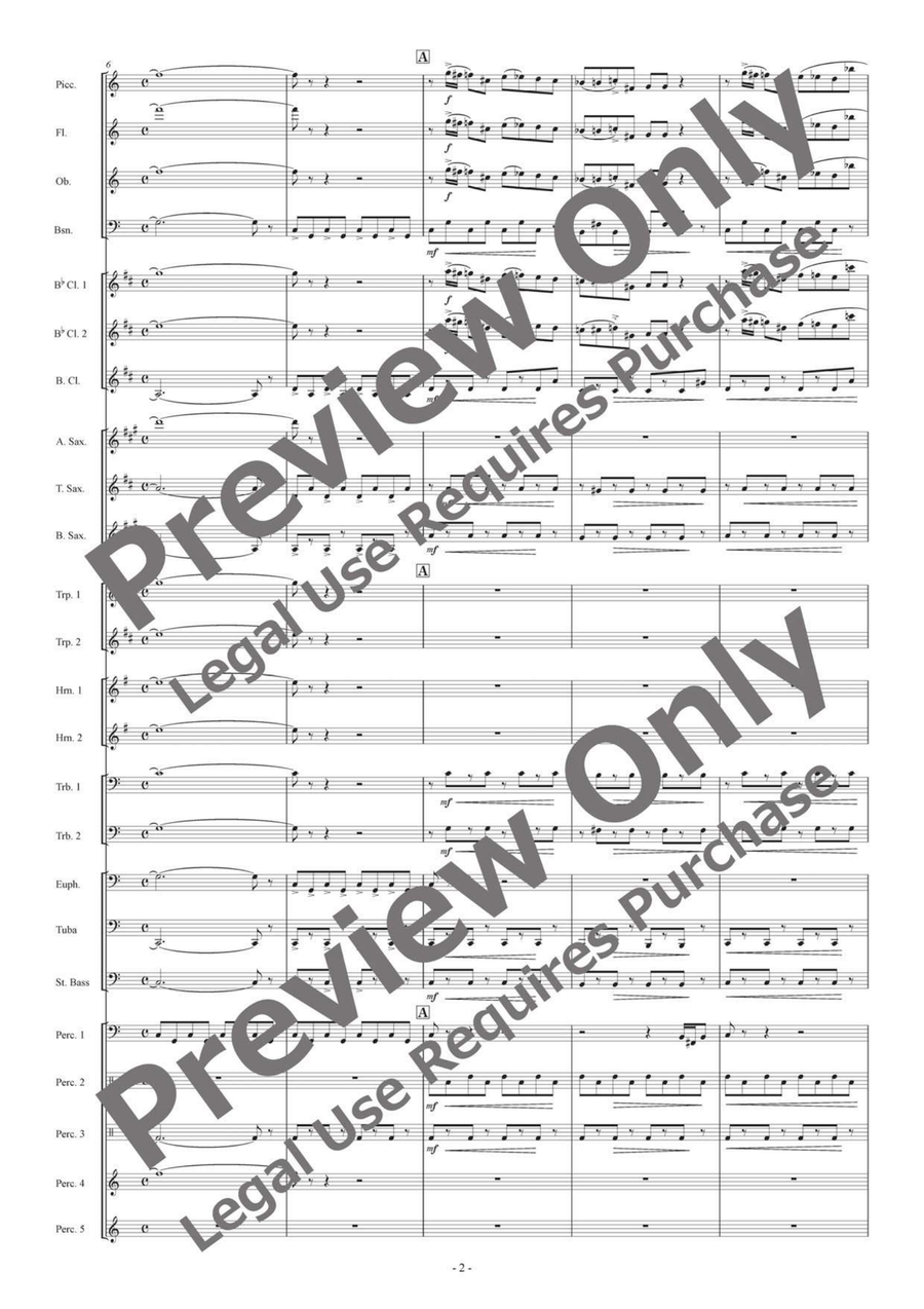 Makam Dances Concert Band - Sheet Music page 3