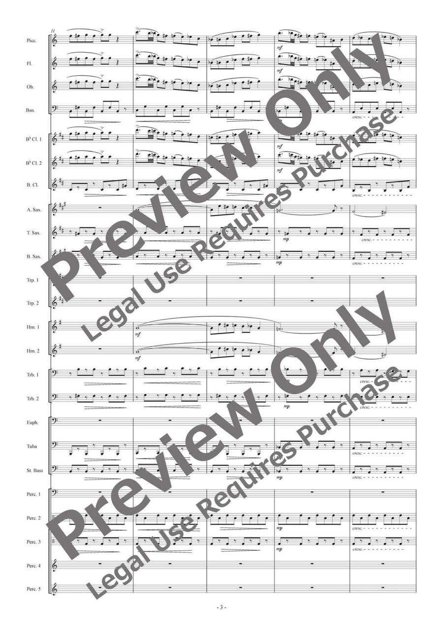 Makam Dances Concert Band - Sheet Music page 4