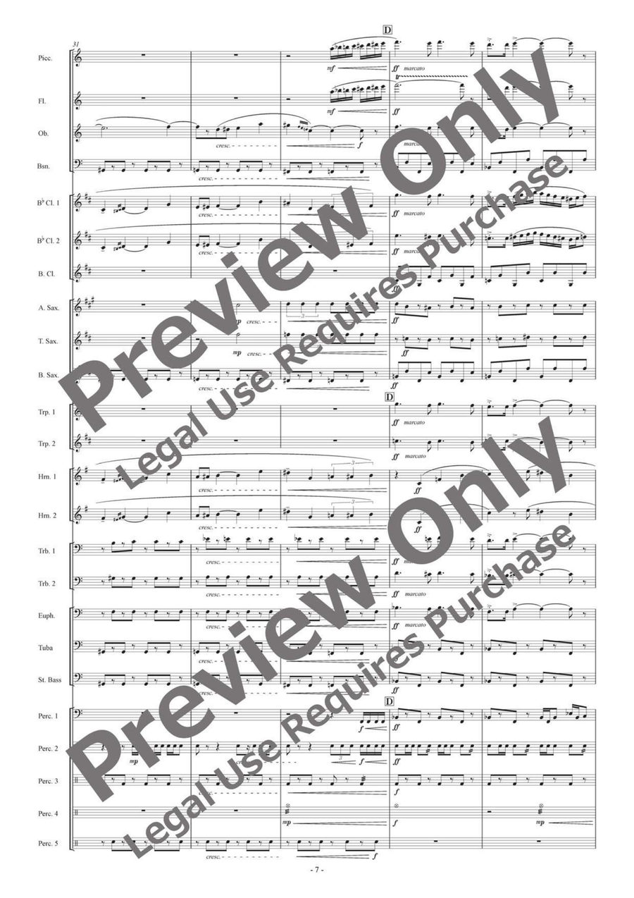 Makam Dances Concert Band - Sheet Music page 8