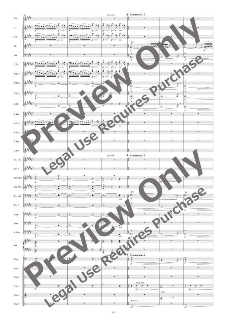 Thaïs Thaïs Concert Band scores gallery preview page 8