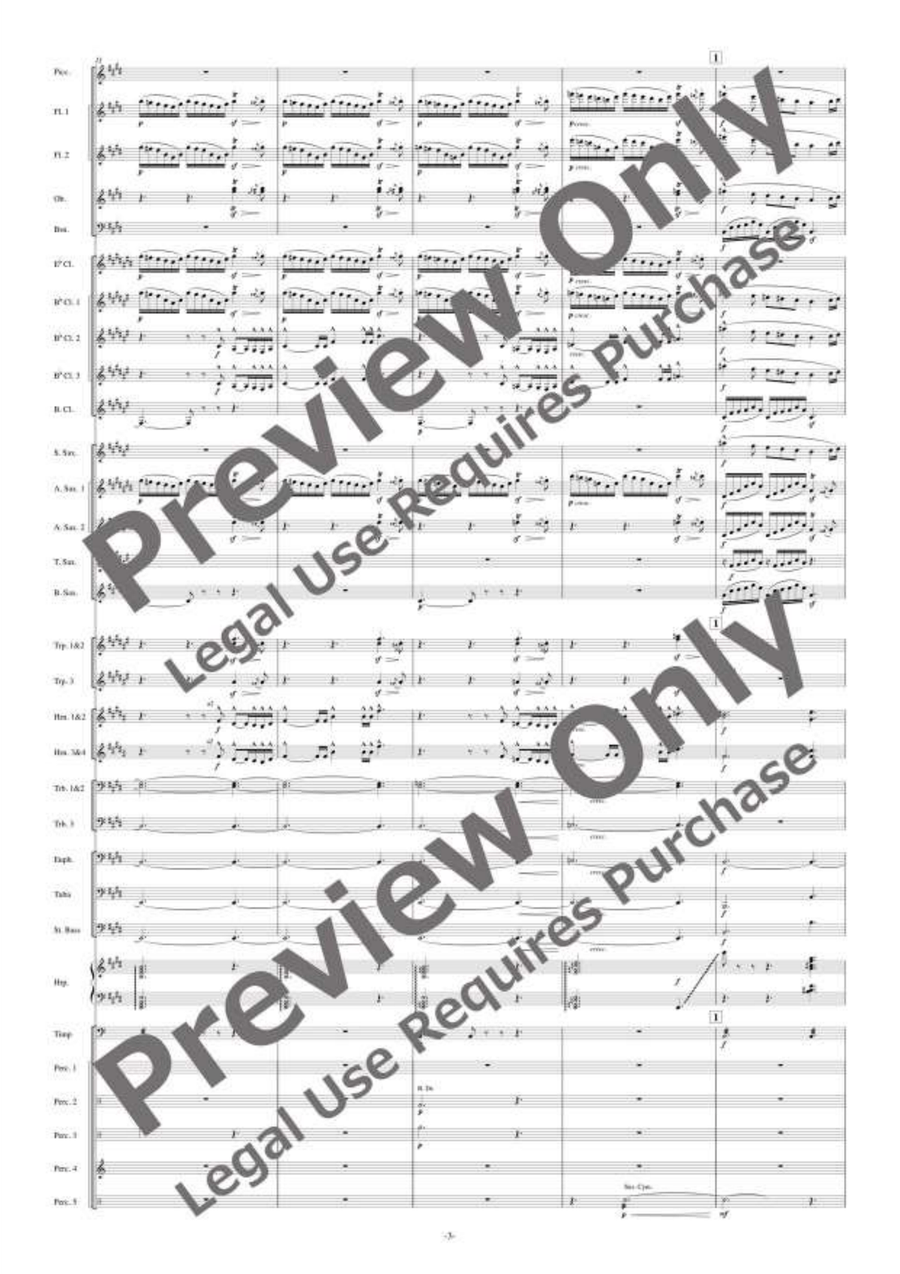 Thaïs Thaïs Concert Band scores gallery preview page 4