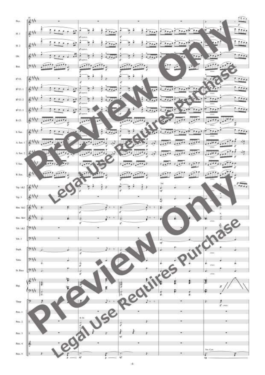 Thaïs Thaïs Concert Band scores gallery preview page 5
