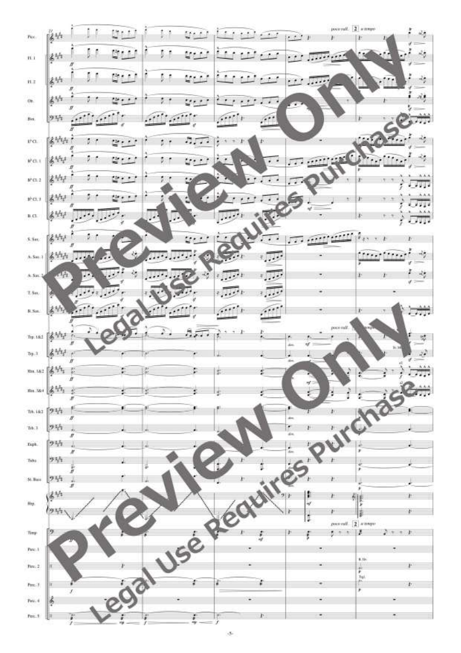 Thaïs Thaïs Concert Band scores gallery preview page 6