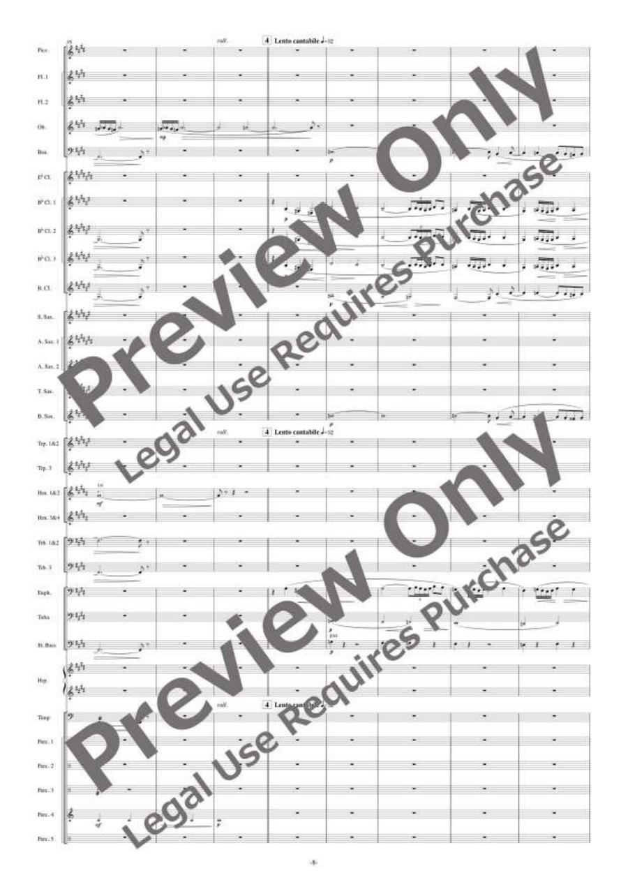 Thaïs Thaïs Concert Band scores gallery preview page 9