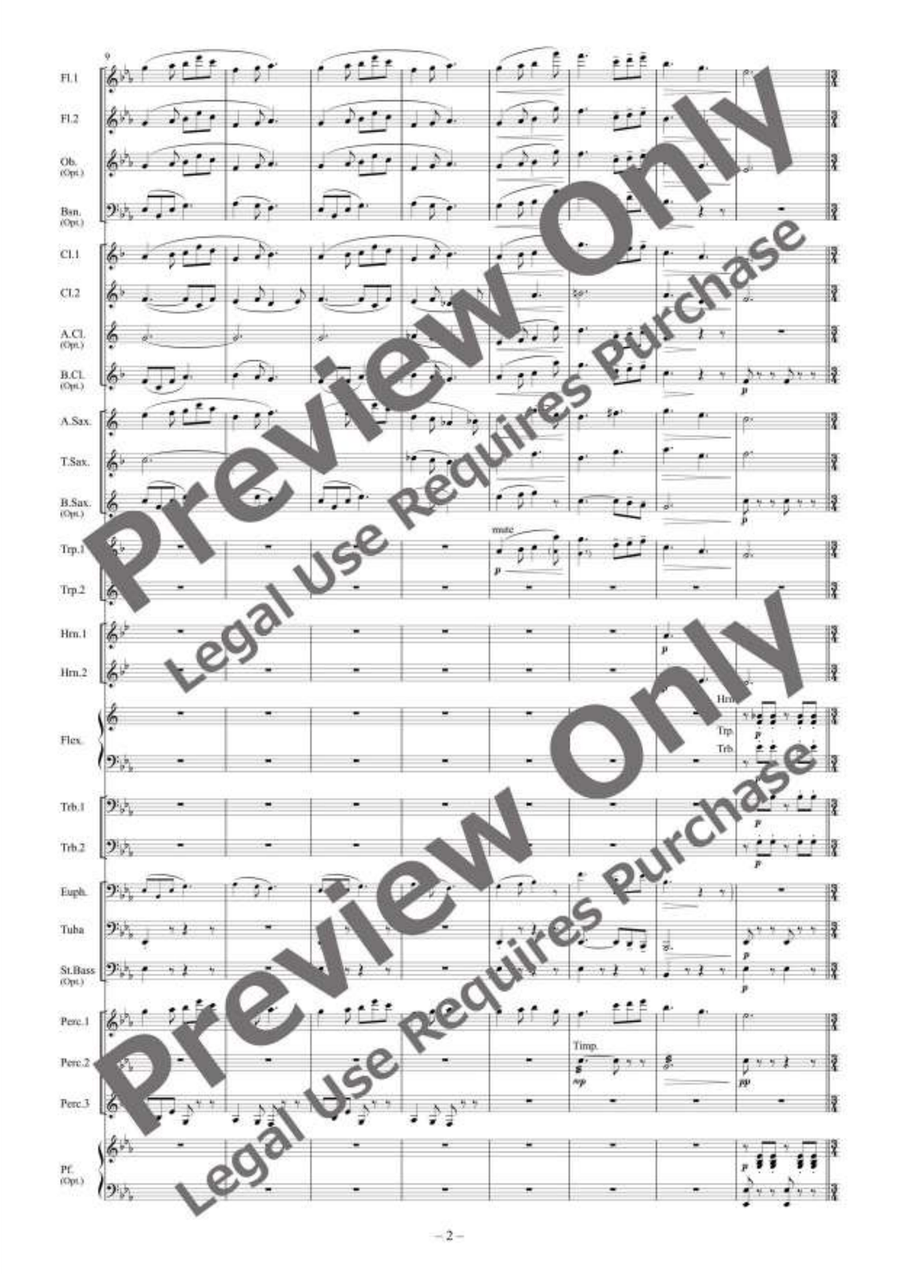 Der Sterngucker (The Stargazer) Concert Band scores gallery preview page 3