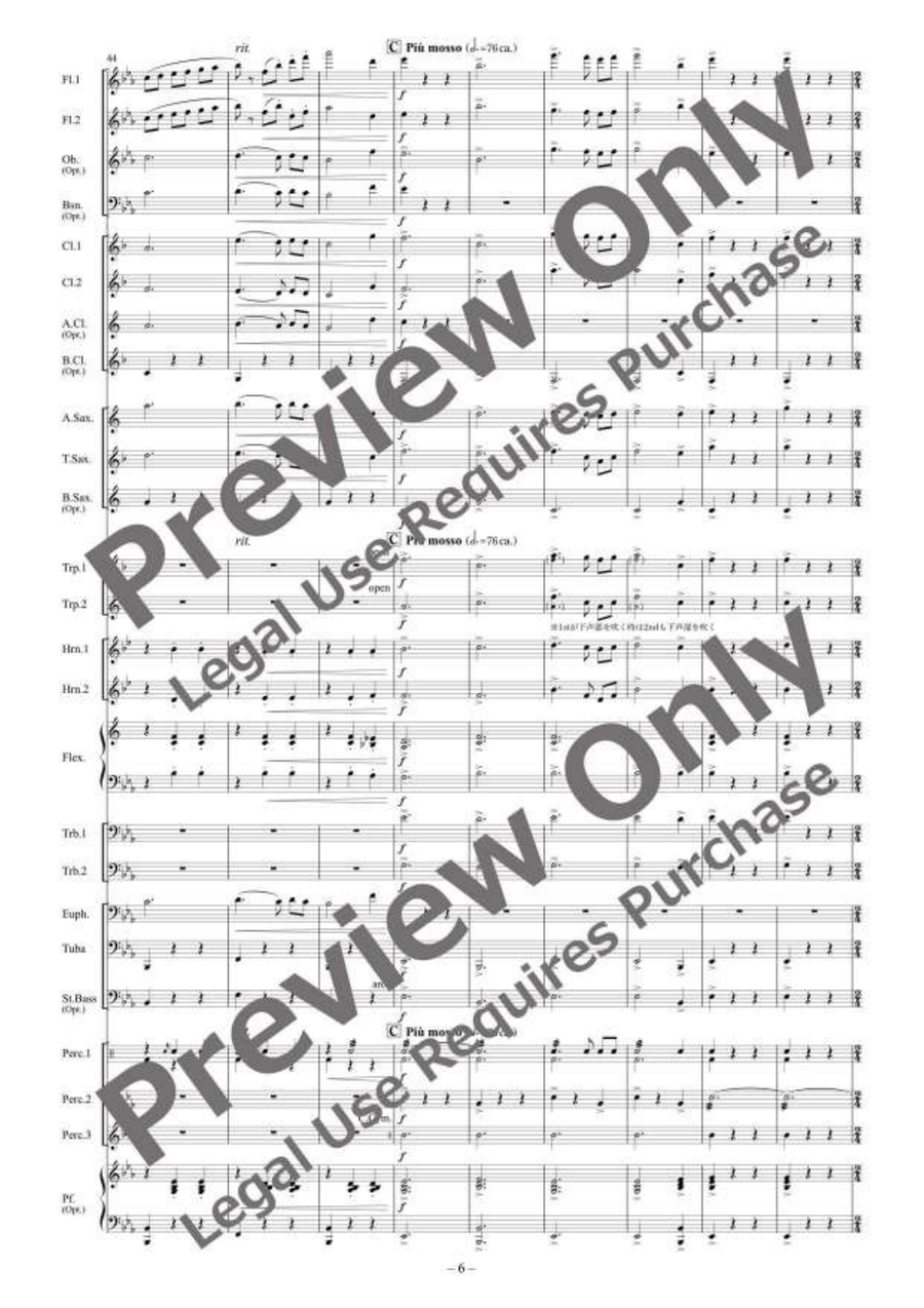 Der Sterngucker (The Stargazer) Concert Band scores gallery preview page 7