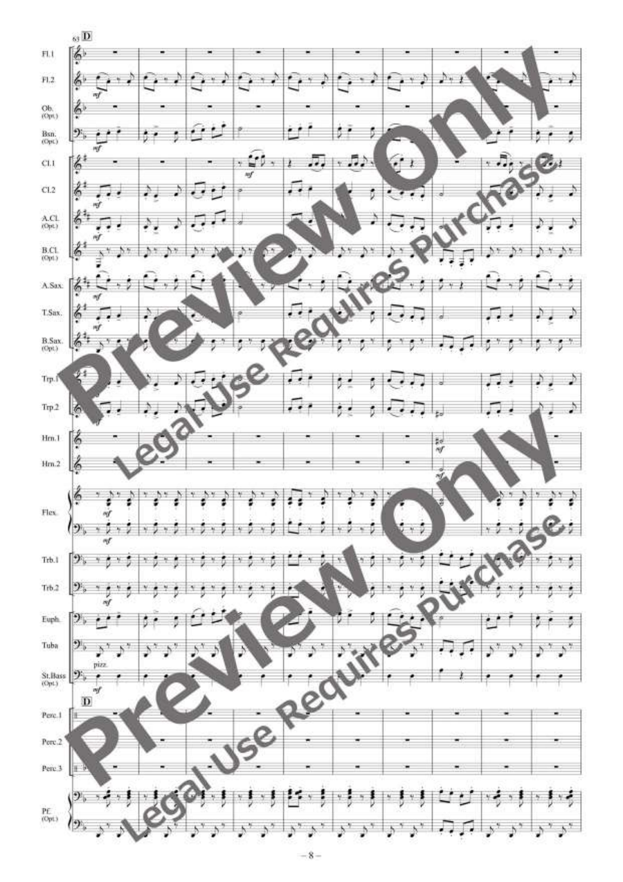 Der Sterngucker (The Stargazer) Concert Band scores gallery preview page 9