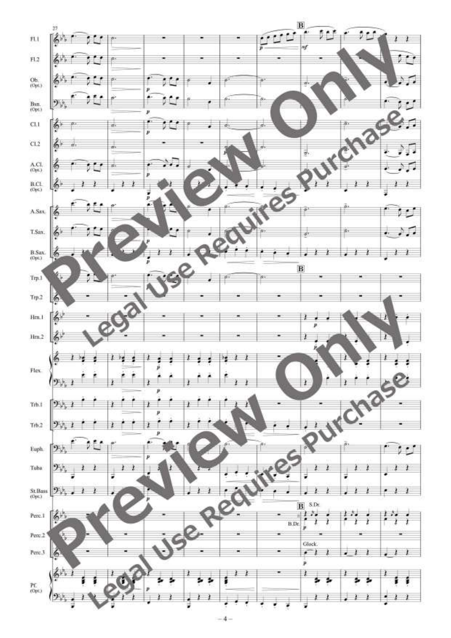 Der Sterngucker (The Stargazer) Concert Band scores gallery preview page 5