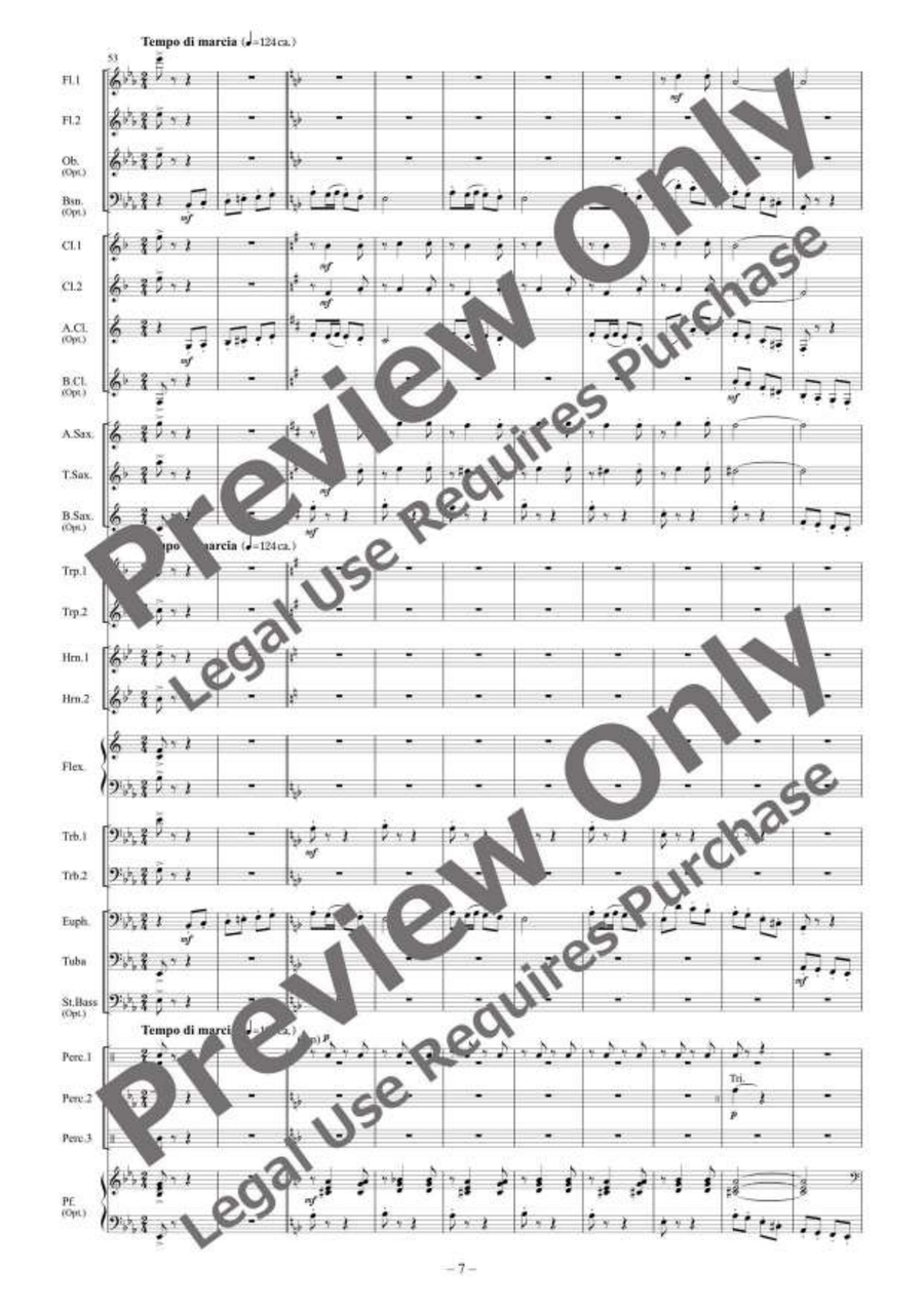 Der Sterngucker (The Stargazer) Concert Band scores gallery preview page 8