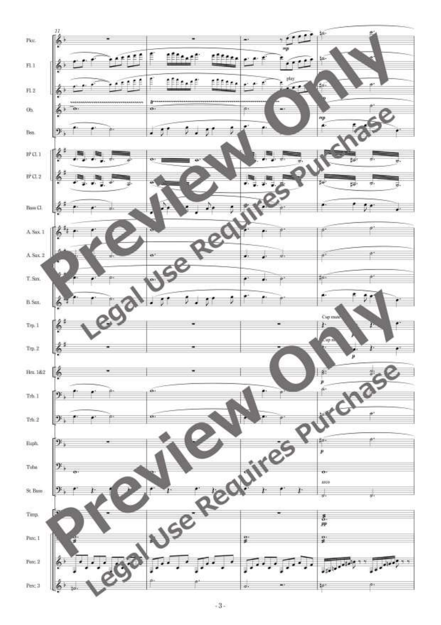 The Merry Widow Overture Concert Band scores gallery preview page 4