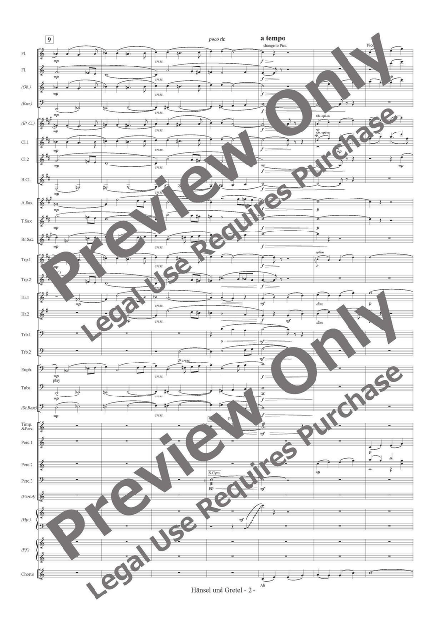 Hänsel und Gretel Concert Band scores gallery preview page 3