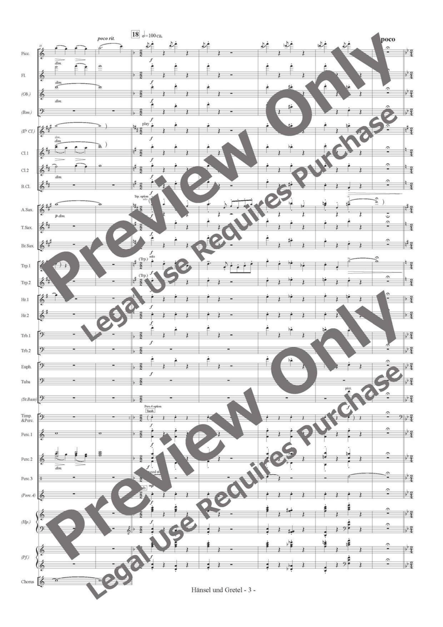 Hänsel und Gretel Concert Band scores gallery preview page 4
