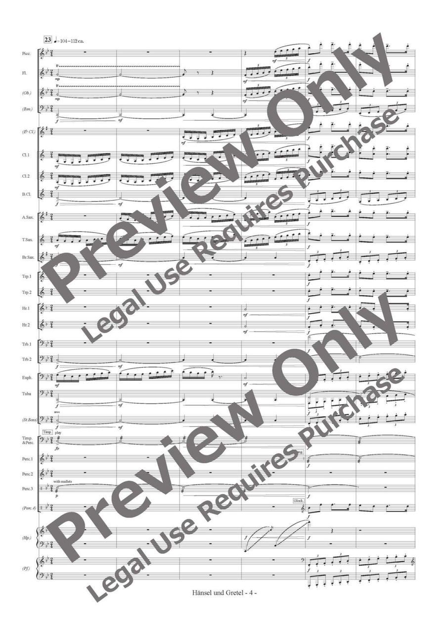 Hänsel und Gretel Concert Band scores gallery preview page 5