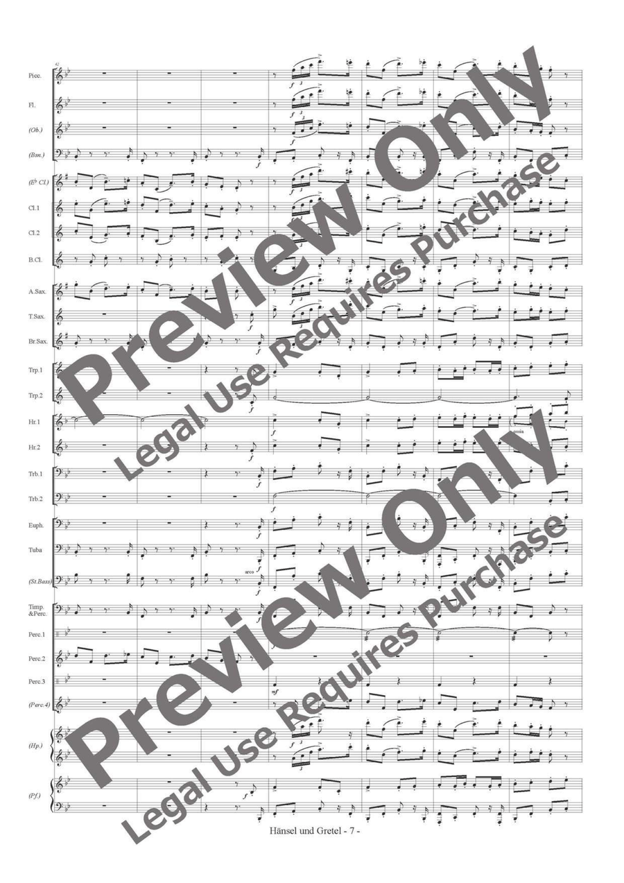Hänsel und Gretel Concert Band scores gallery preview page 8