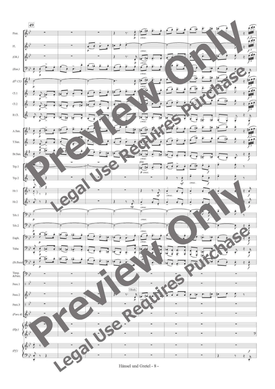 Hänsel und Gretel Concert Band scores gallery preview page 9
