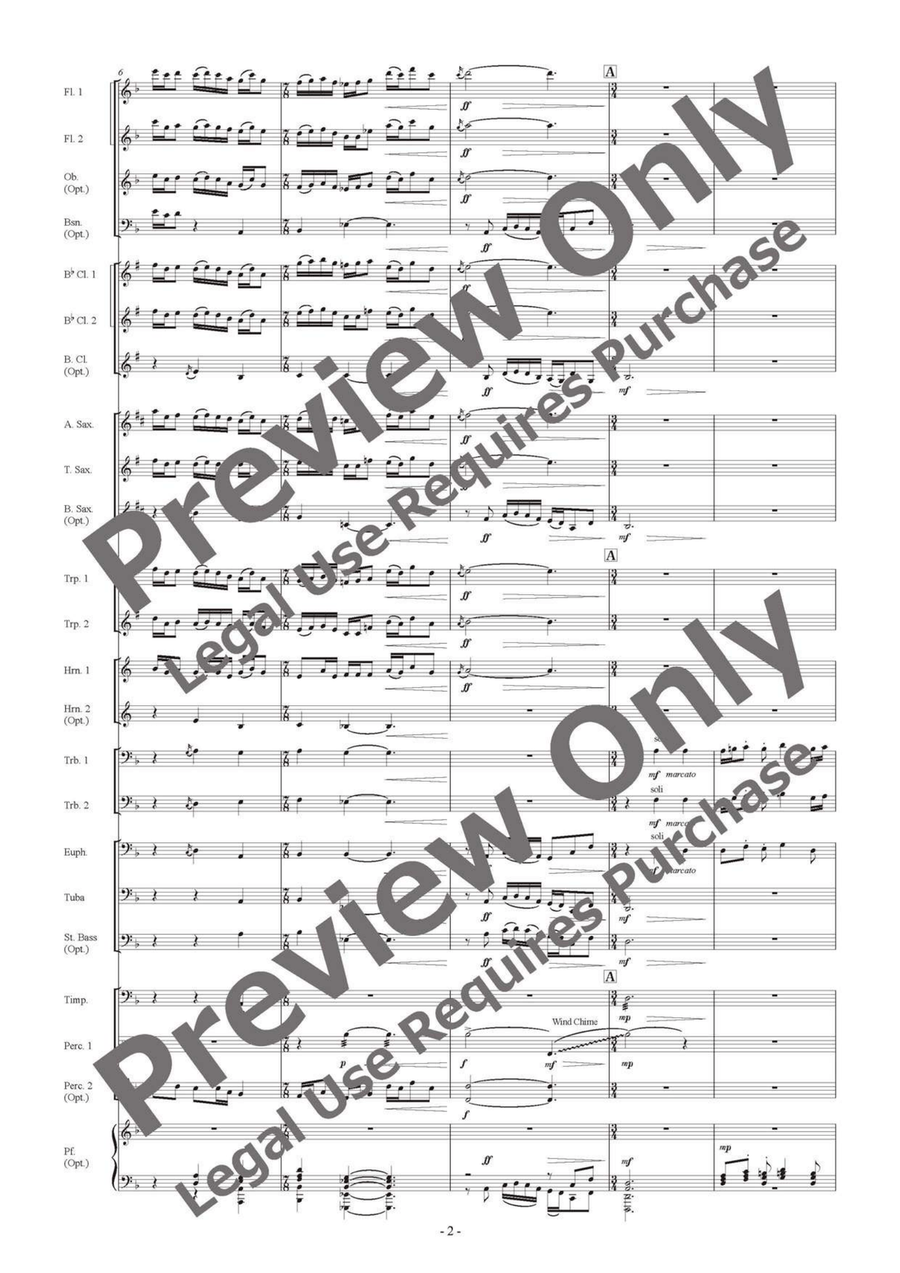 The Sacred Banquet Concert Band - Sheet Music page 3
