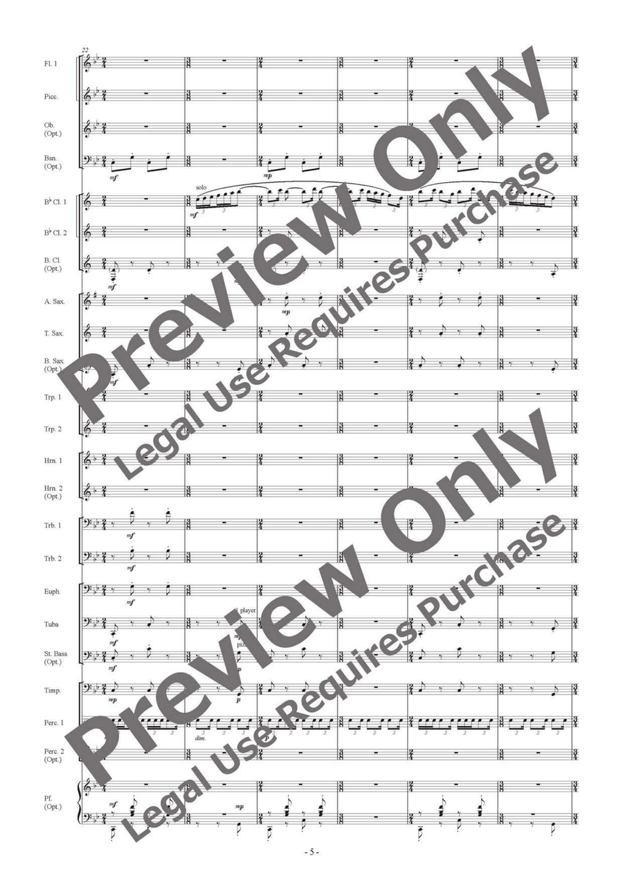 The Sacred Banquet Concert Band - Sheet Music page 6