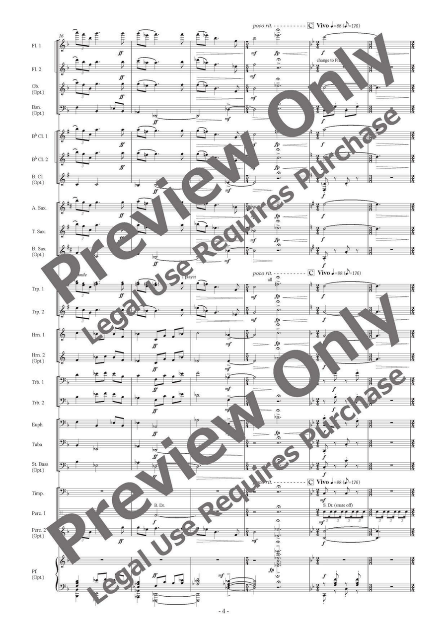 The Sacred Banquet Concert Band - Sheet Music page 5