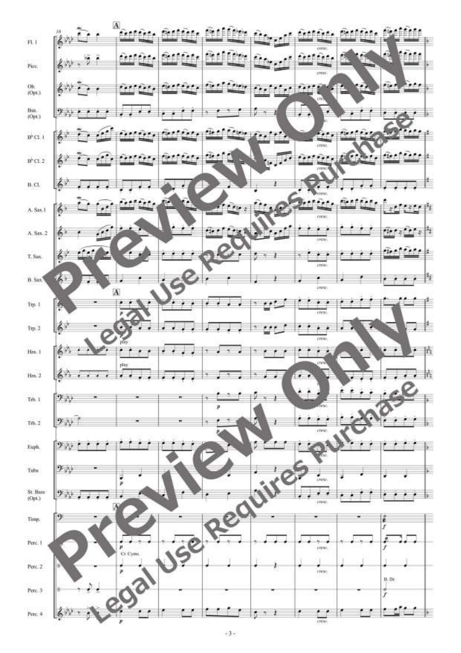 Die Fledermaus [Reduced Instrumentation] by Johann Strauss Jr. Concert Band - Sheet Music page 4
