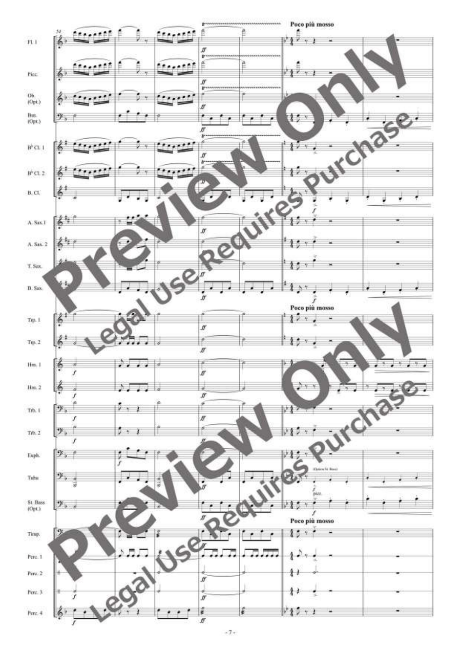 Die Fledermaus [Reduced Instrumentation] by Johann Strauss Jr. Concert Band - Sheet Music page 8