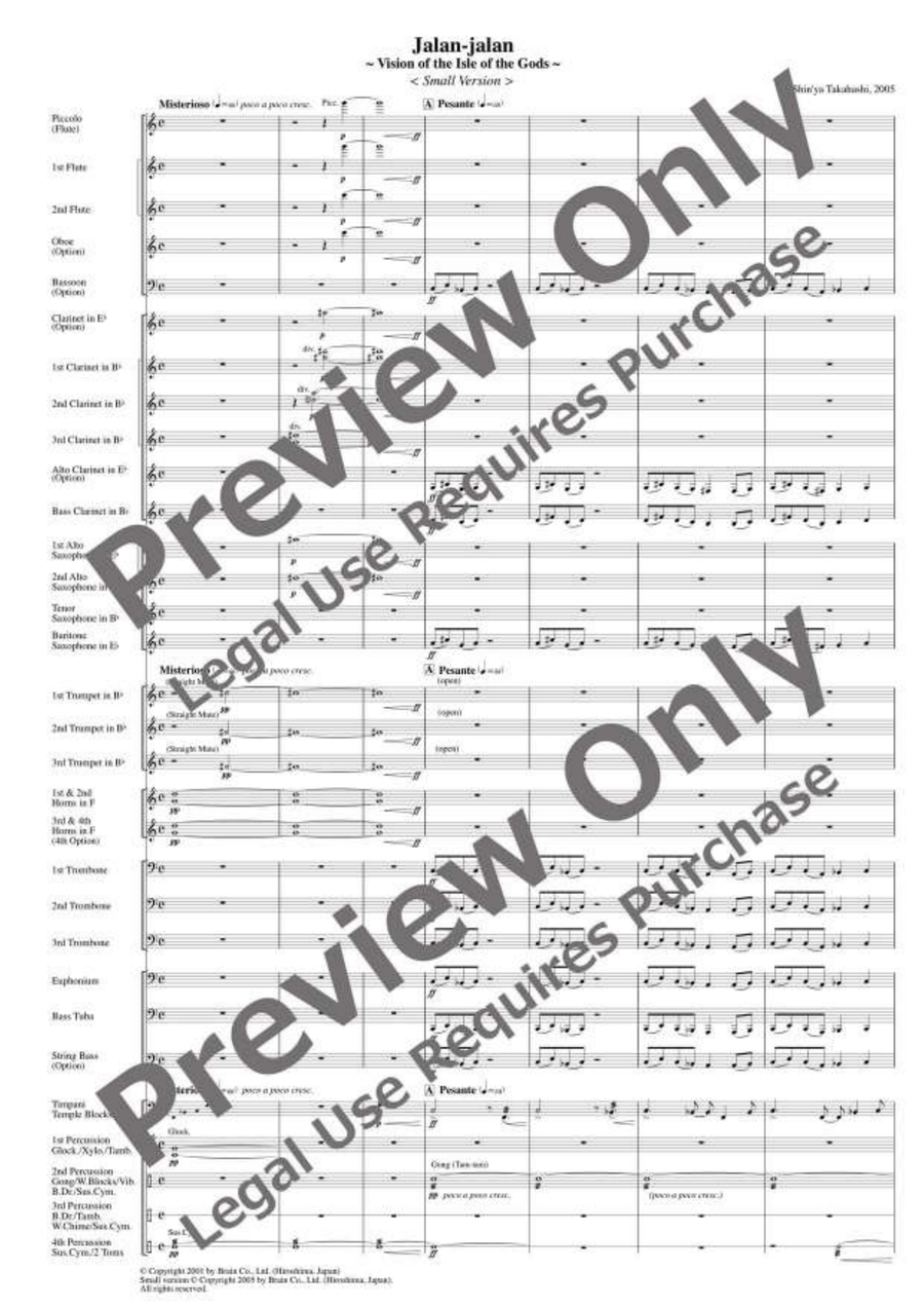 Jalan-jalan [Reduced Instrumentation] Concert Band - Sheet Music page 2